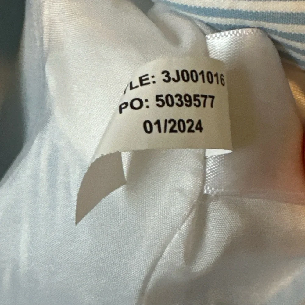 Vineyard Vines Boy Seersucker Bayside Blue Striped Blazer Jacket 18 Preppy Boat